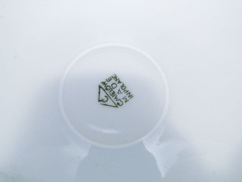 Patera dekoracyjna, porcelana czerwona, Ćmielów, Polska, lata 60. - 230788