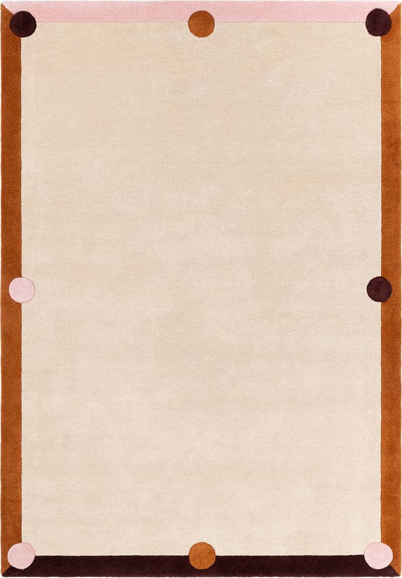 Dywan Berlin Terracotta 160x230 cm, proj. M. Konopacka, wełna, Carpets & More