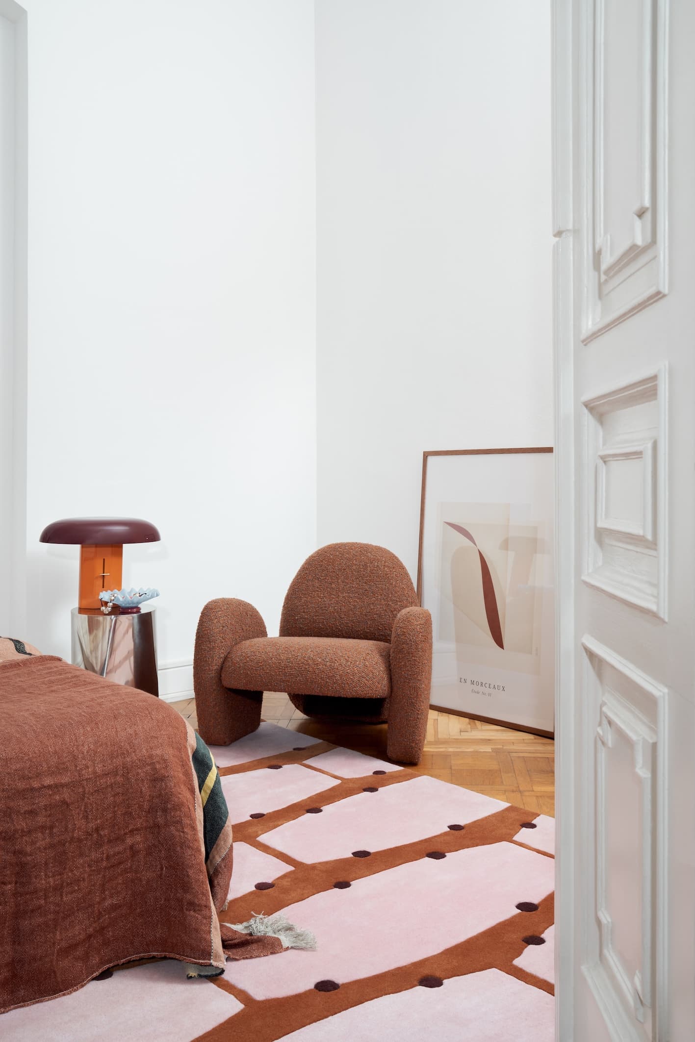 Dywan Rio Terracotta 240x340 cm, proj. M. Konopacka, wełna, Carpets & More - 240319