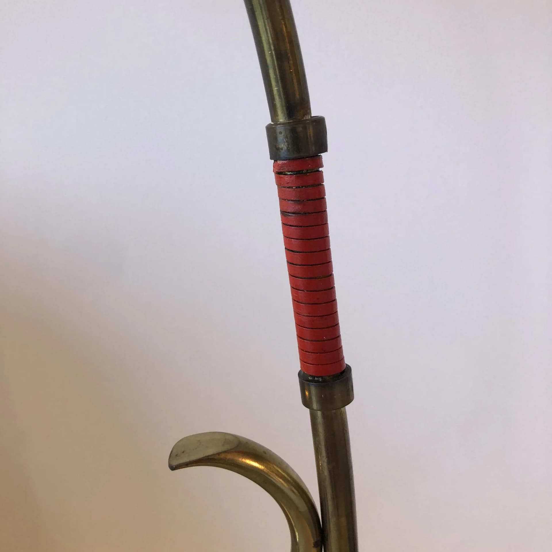 Lampa nocna, złoty, mosiądz, Francja, lata 60. - 17719