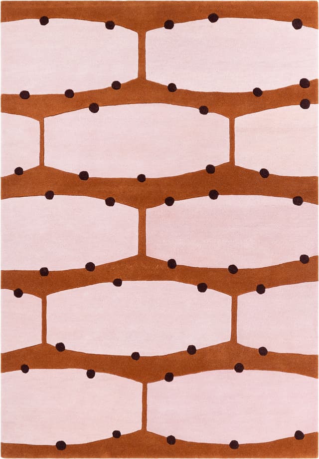 Dywan Rio Terracotta 300x400 cm, proj. M. Konopacka, wełna, Carpets & More - WYMIARY