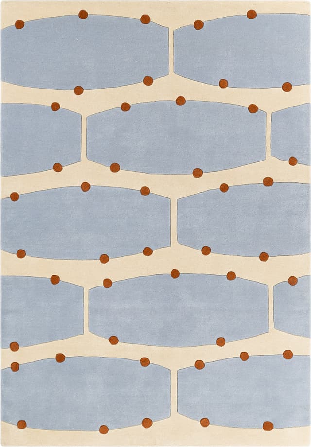 Dywan Rio Blue 240x340 cm, proj. M. Konopacka, wełna, Carpets & More - WYMIARY