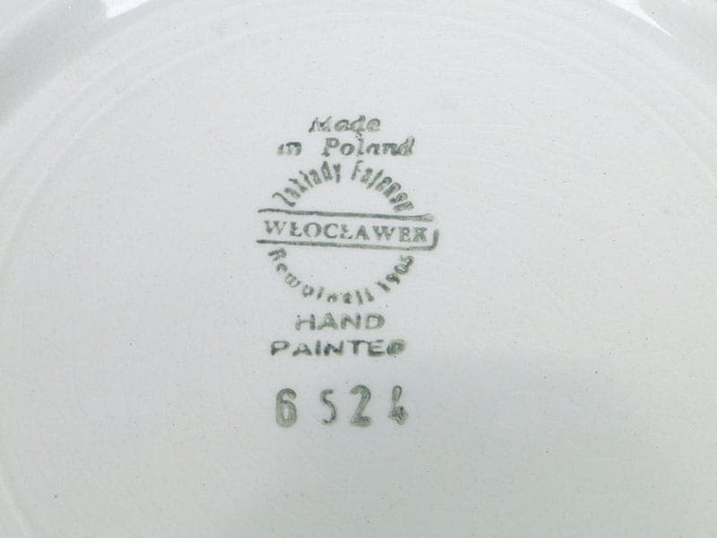 Patera dekoracyjna Kora, multikolor, fajans, proj. E. Piwek-Białoborska, Włocławek, Polska, lata 60. - 230906