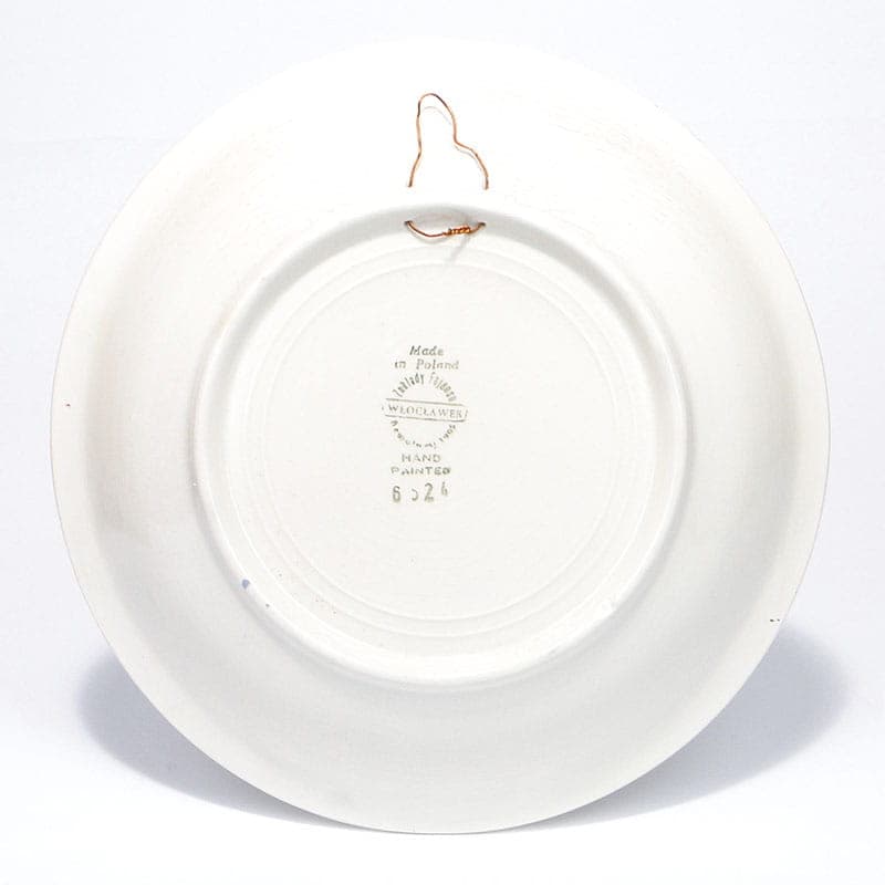 Patera dekoracyjna Kora, multikolor, ceramika, proj. E. Piwek-Białoborska, Włocławek, Polska, lata 60. - 230958