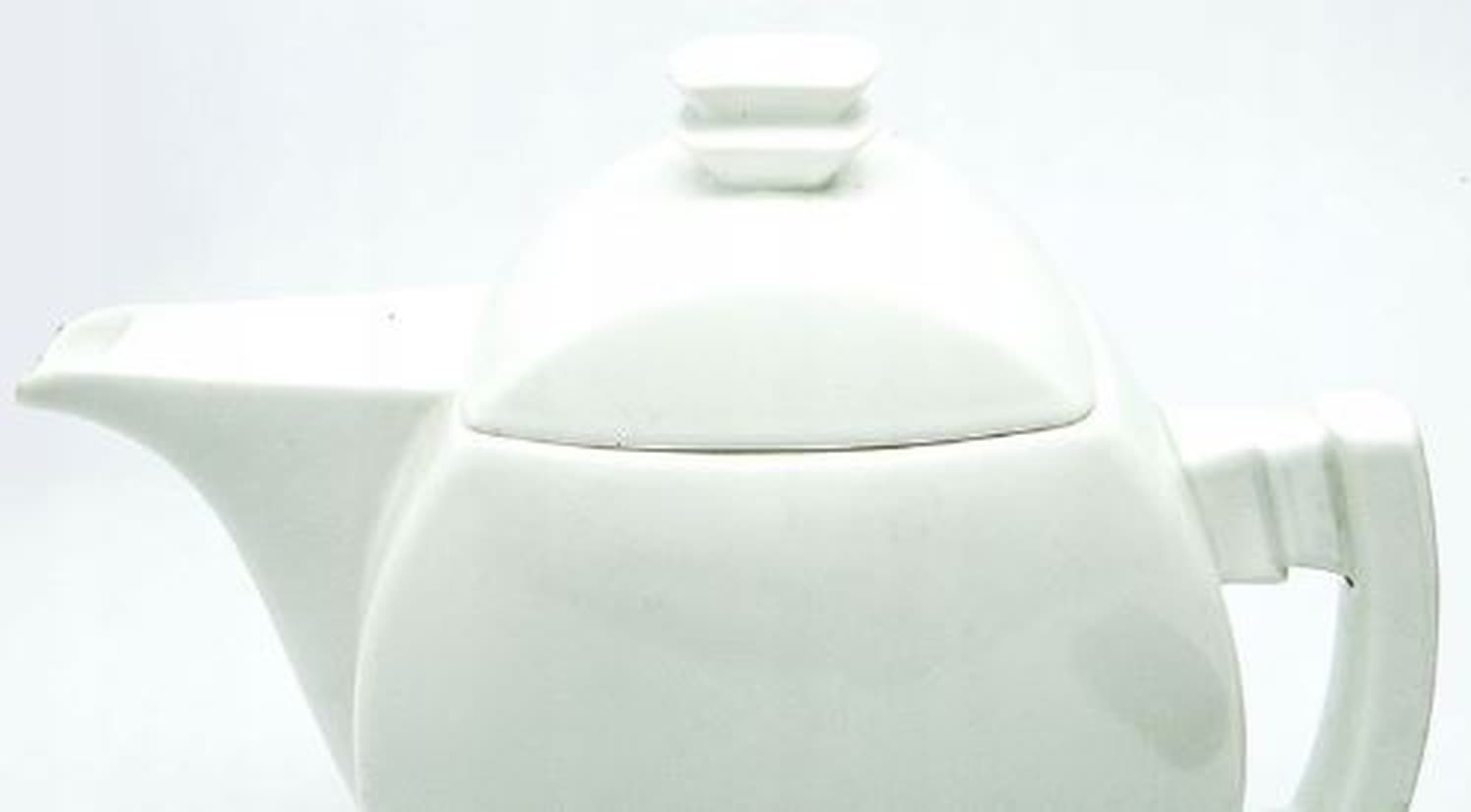 Dzbanek płaski, mid-century modern, porcelana, Ćmielów, Polska, lata 30. - 231003