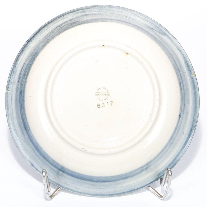 Patera dekoracyjna Kora, multikolor, fajans, proj. E. Piwek-Białoborska, Włocławek, Polska, lata 60. - 230985