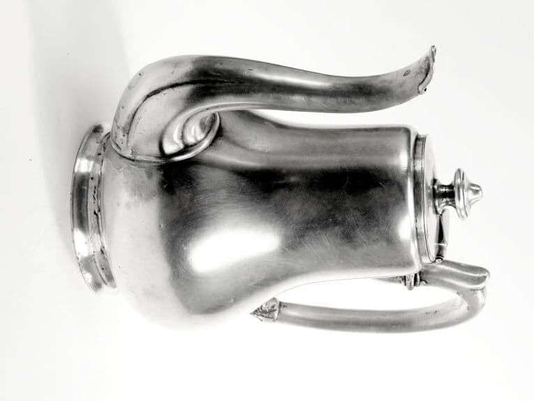 Dzbanek, klasycyzm, mosiądz srebrzony, Austro-Węgry, XIX w. - 231139