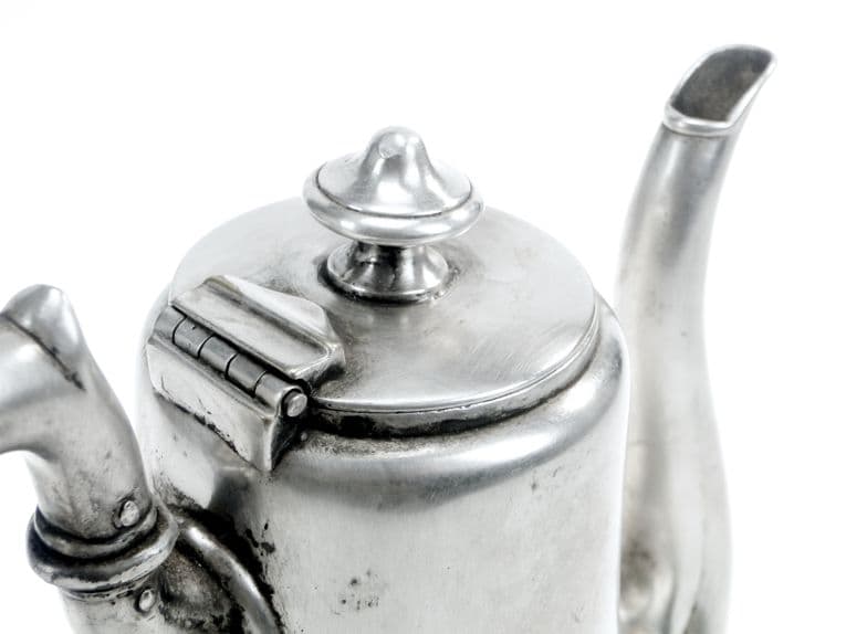 Dzbanek, klasycyzm, mosiądz srebrzony, Austro-Węgry, XIX w. - 231133