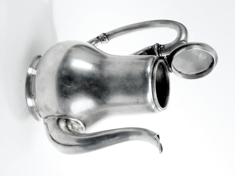 Dzbanek, klasycyzm, mosiądz srebrzony, Austro-Węgry, XIX w. - 231137