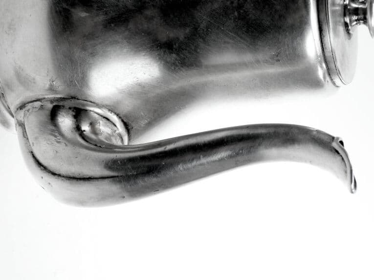 Dzbanek, klasycyzm, mosiądz srebrzony, Austro-Węgry, XIX w. - 231138