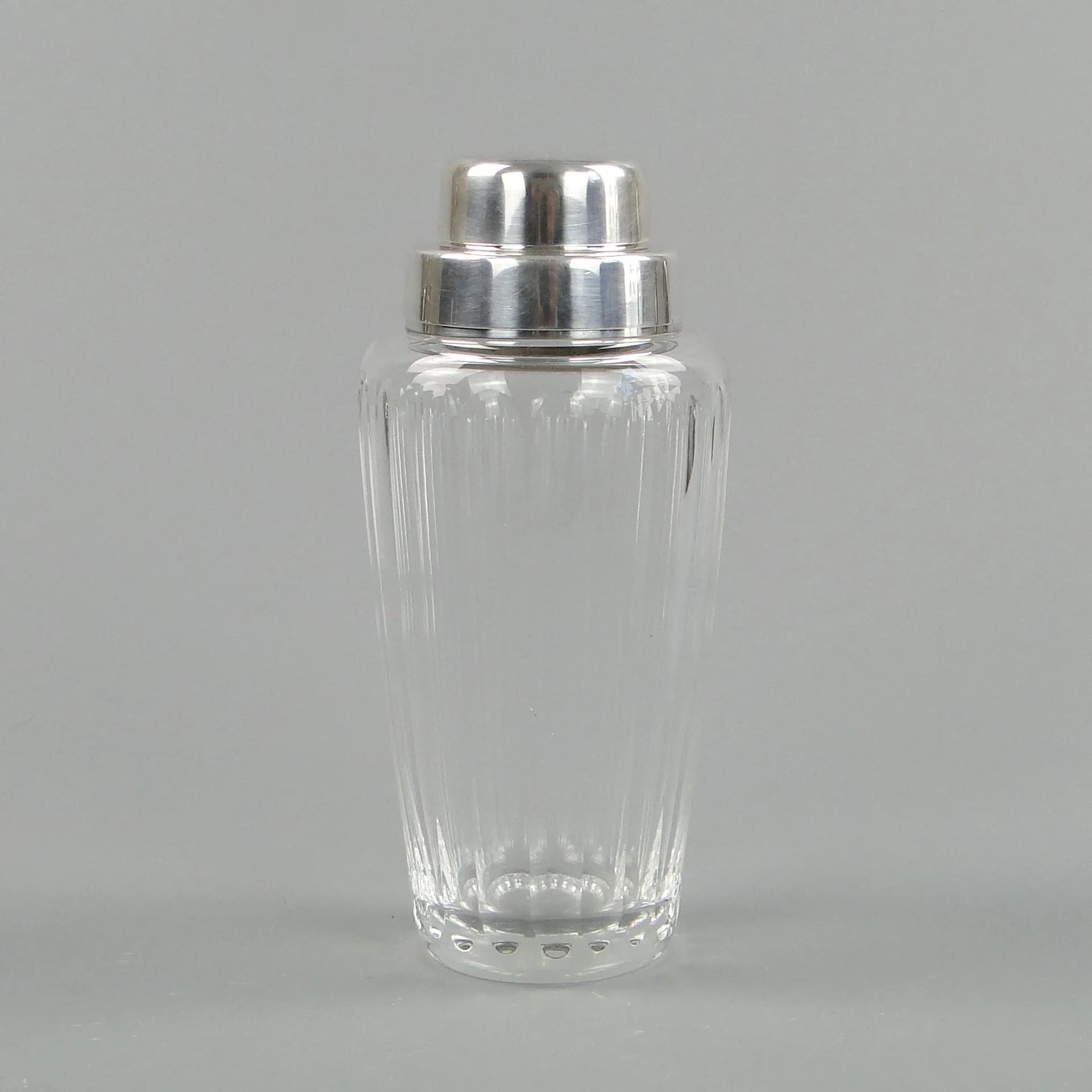 Cocktail shaker Art Deco, transparent crystal, WMF, Germany, 1930s - 17155