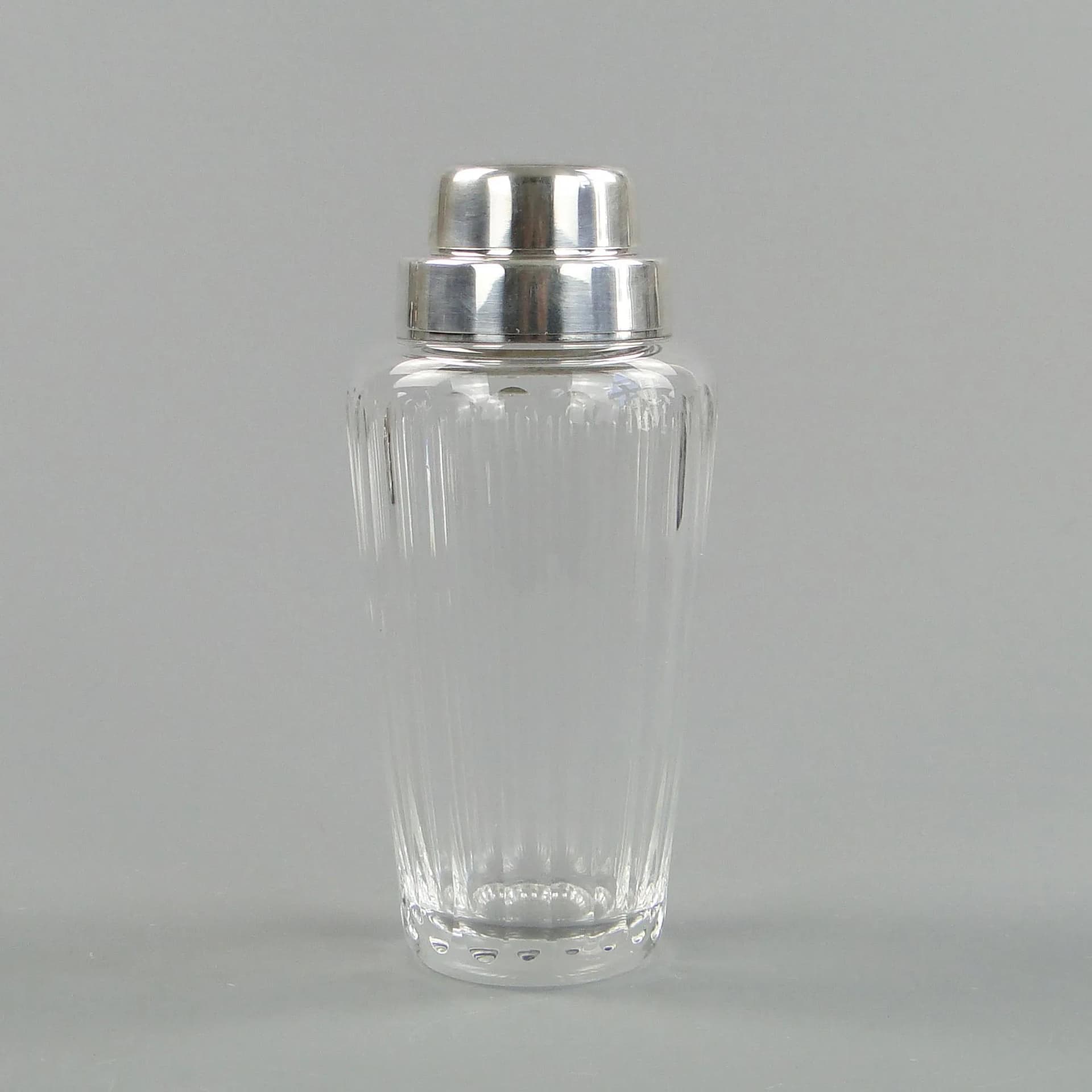 Cocktail shaker Art Deco, transparent crystal, WMF, Germany, 1930s - 17162