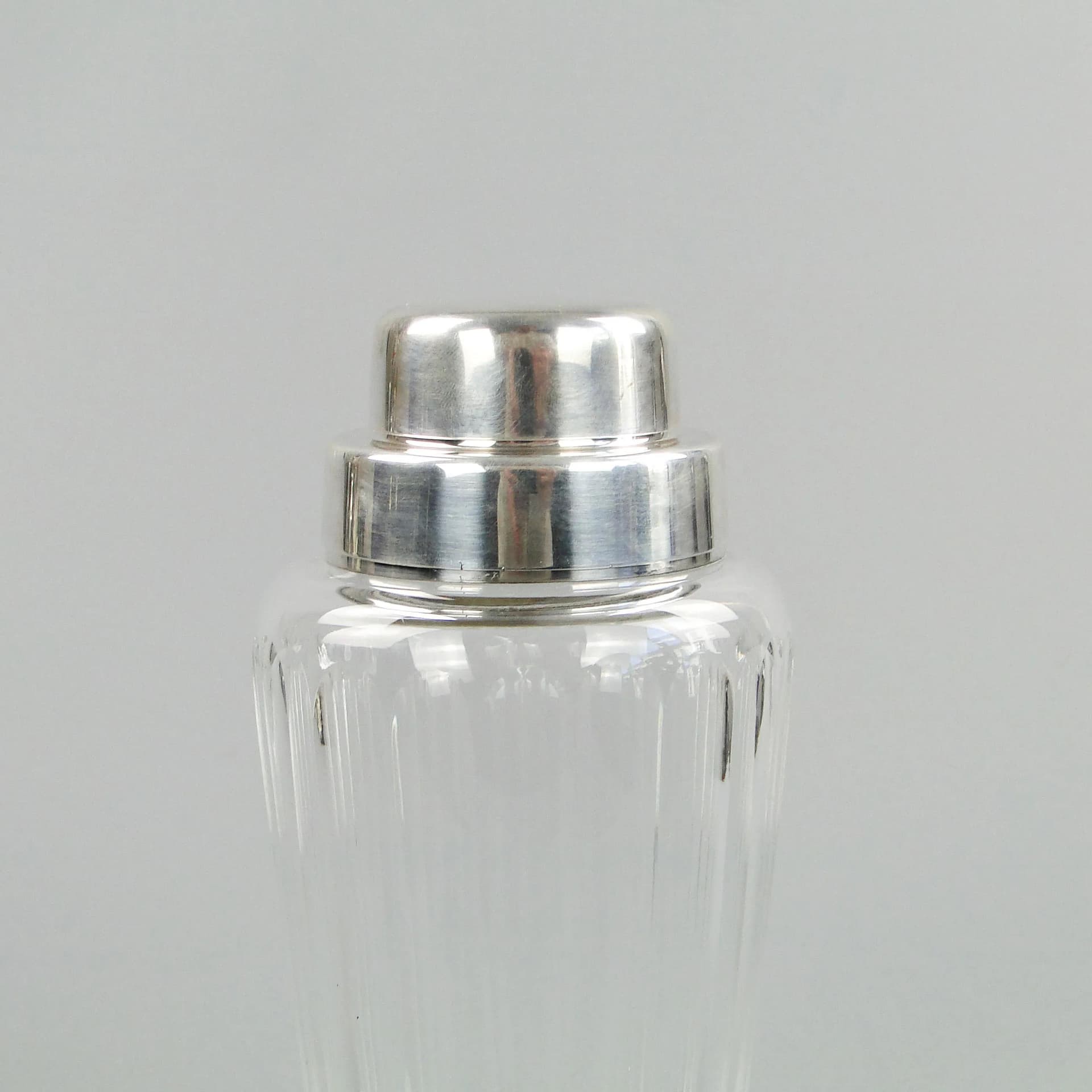 Cocktail shaker Art Deco, transparent crystal, WMF, Germany, 1930s - 17156