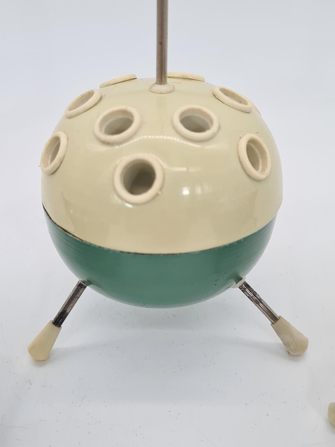 Trzyczęściowy zestaw dla palaczy, zielony, metal, tworzywo, Niemcy/Czechosłowacja, lata 50. - 231442