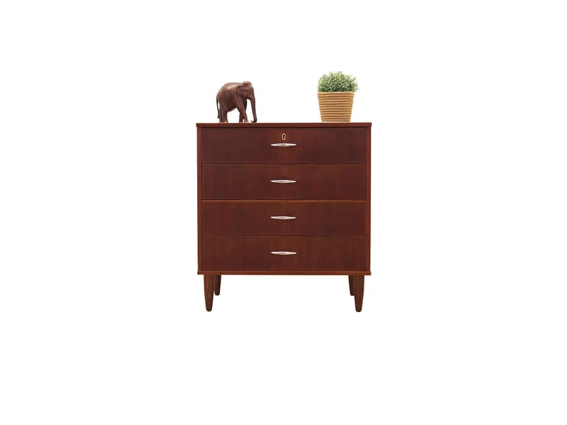 Komoda, teak brązowy ciemny, Dania, lata 70.