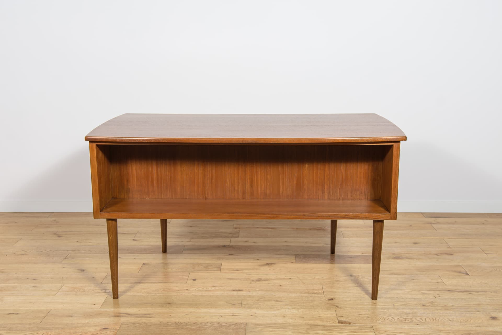 Biurko, teak brązowy, Edmund Jørgensen, Dania, lata 60. - 231955