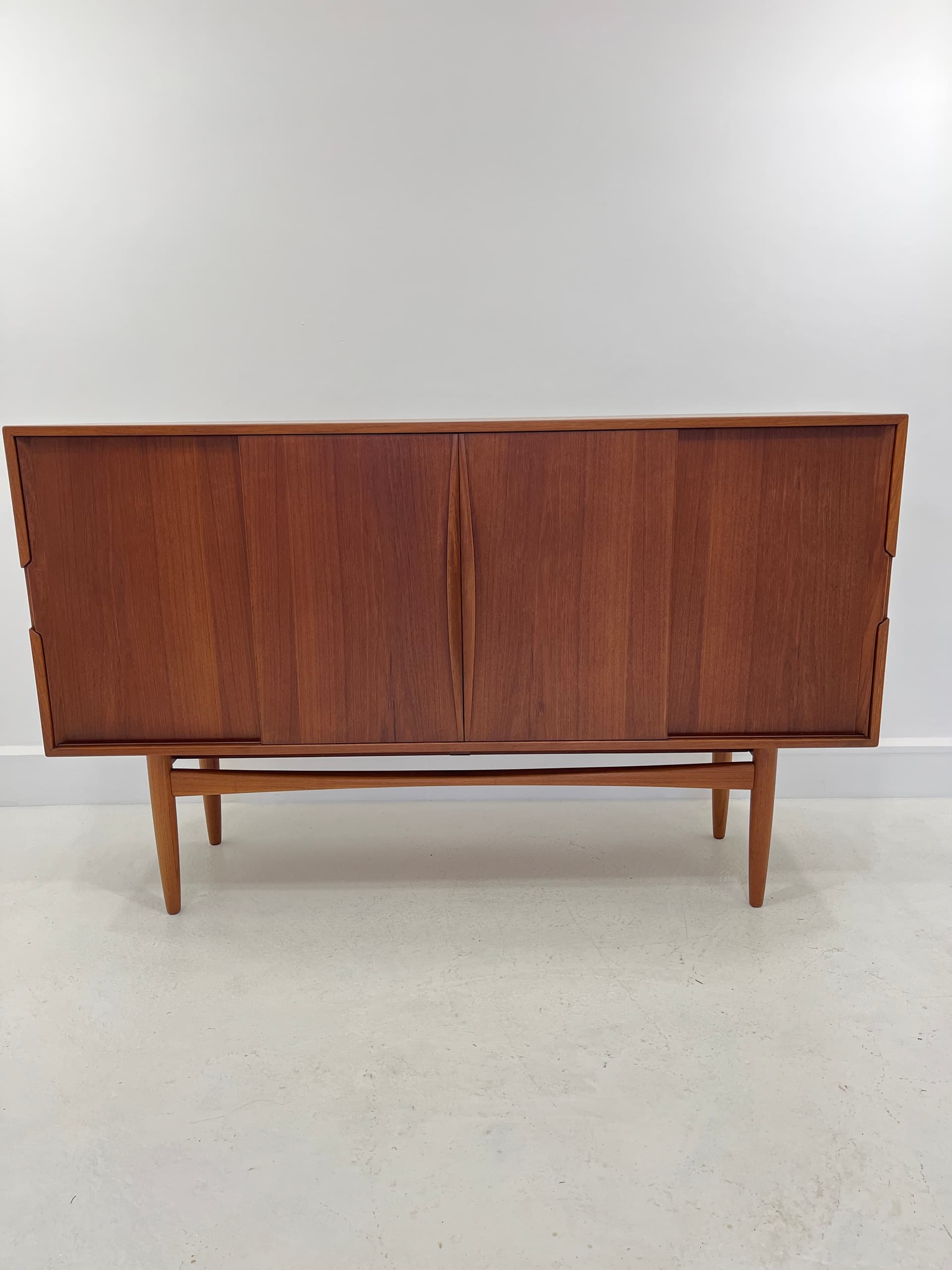 Scandinavian Sideboard, brown teak, Denmark, 1960s. - 231967