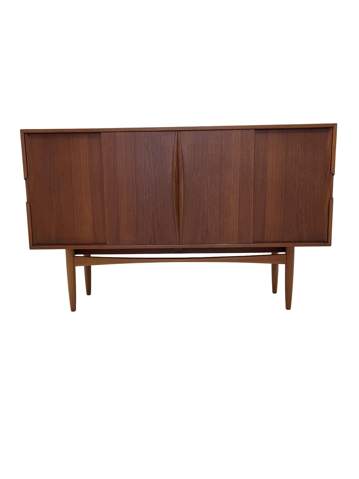 Scandinavian Sideboard, brown teak, Denmark, 1960s.