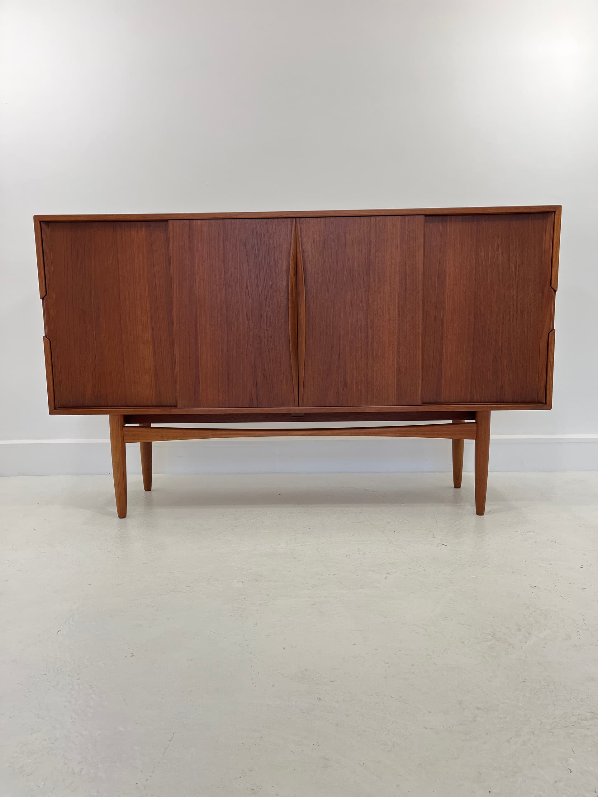 Scandinavian Sideboard, brown teak, Denmark, 1960s. - 231964