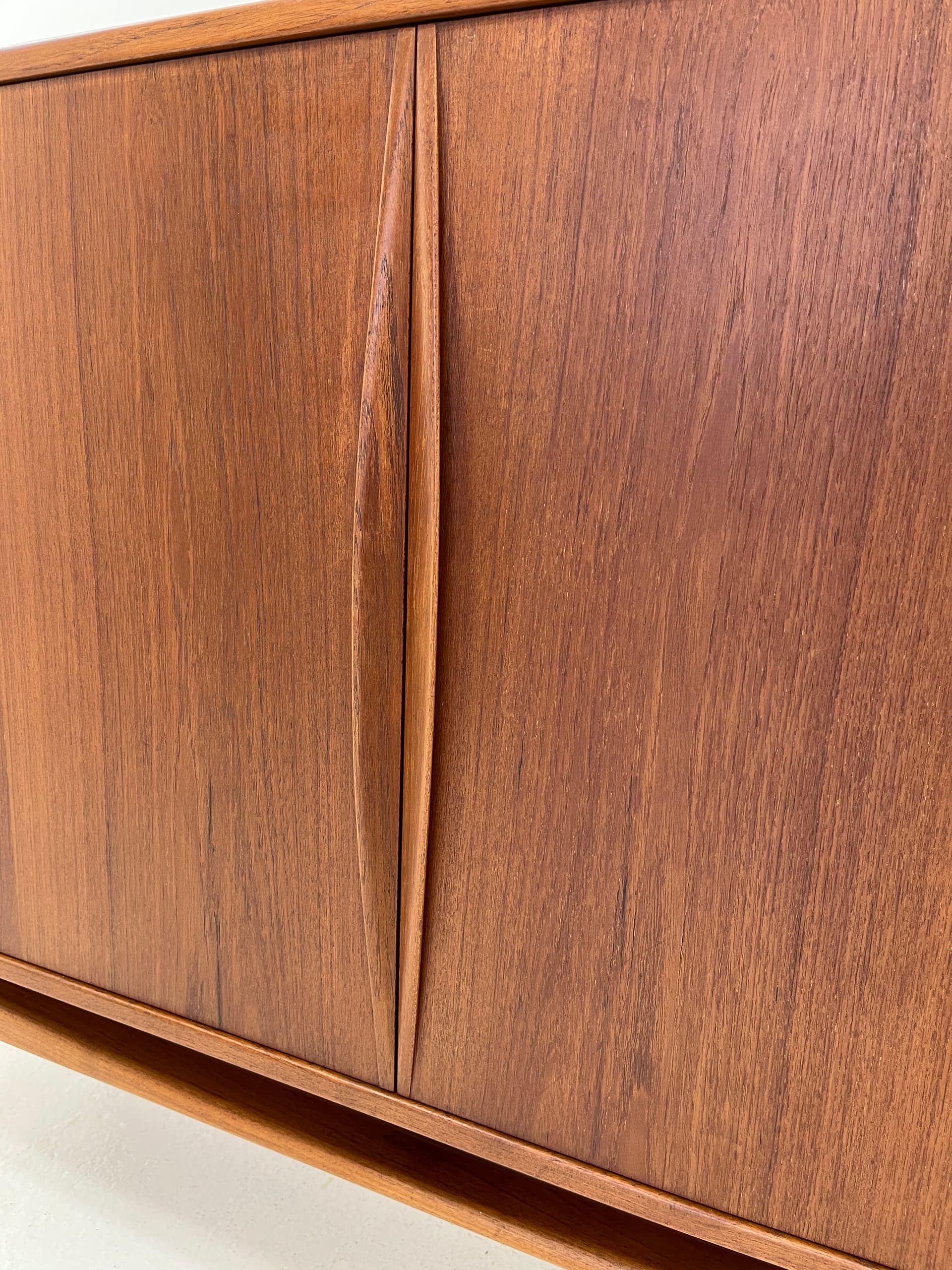 Scandinavian Sideboard, brown teak, Denmark, 1960s. - 231973
