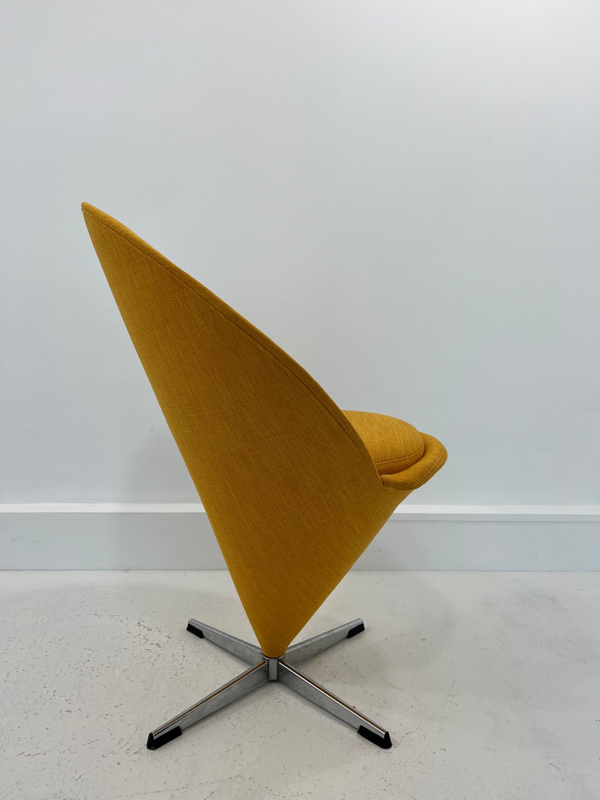 Armchair Cone, yellow, by V. Panton, 1950s - 232029