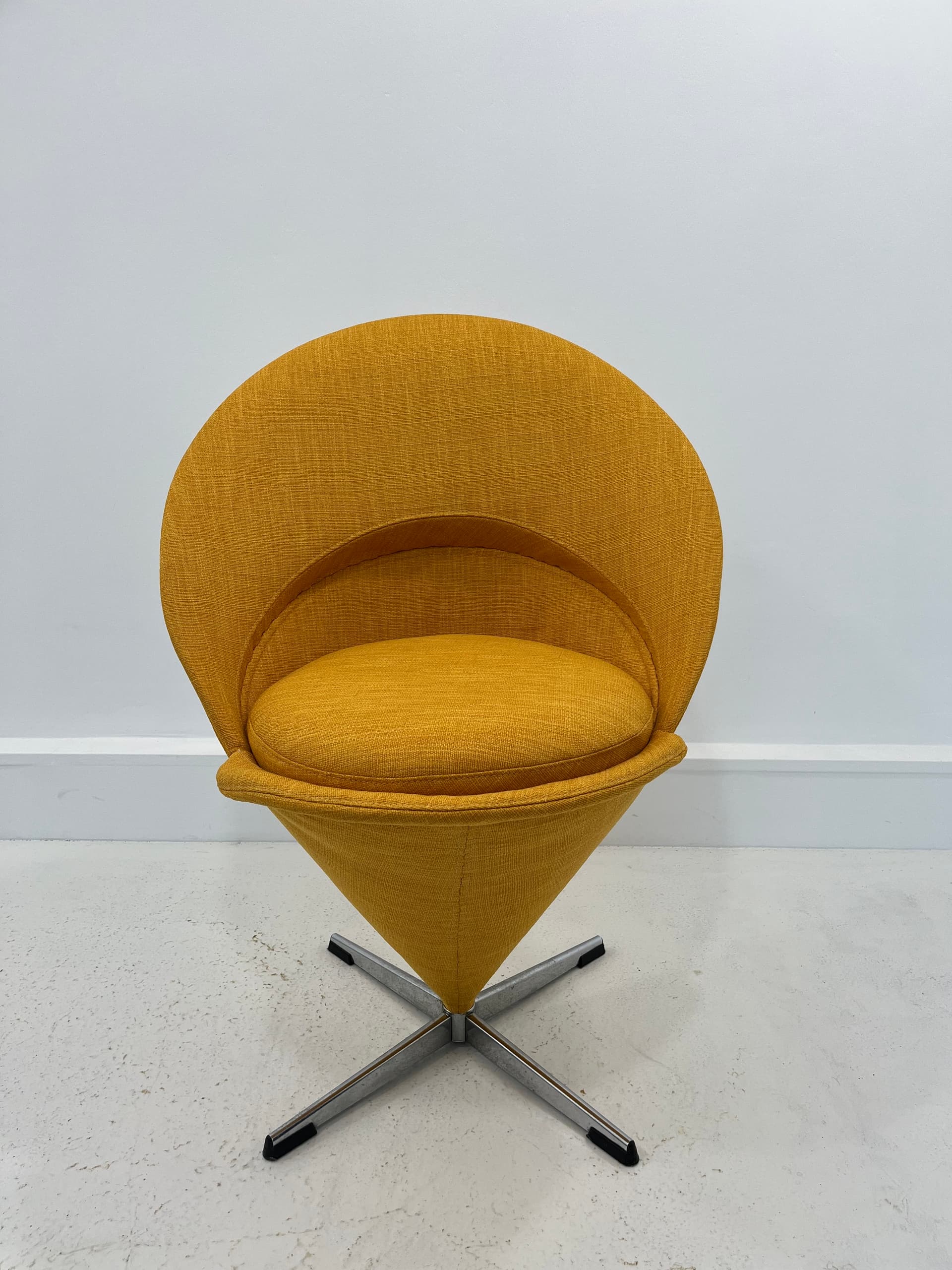 Armchair Cone, yellow, by V. Panton, 1950s - 232031