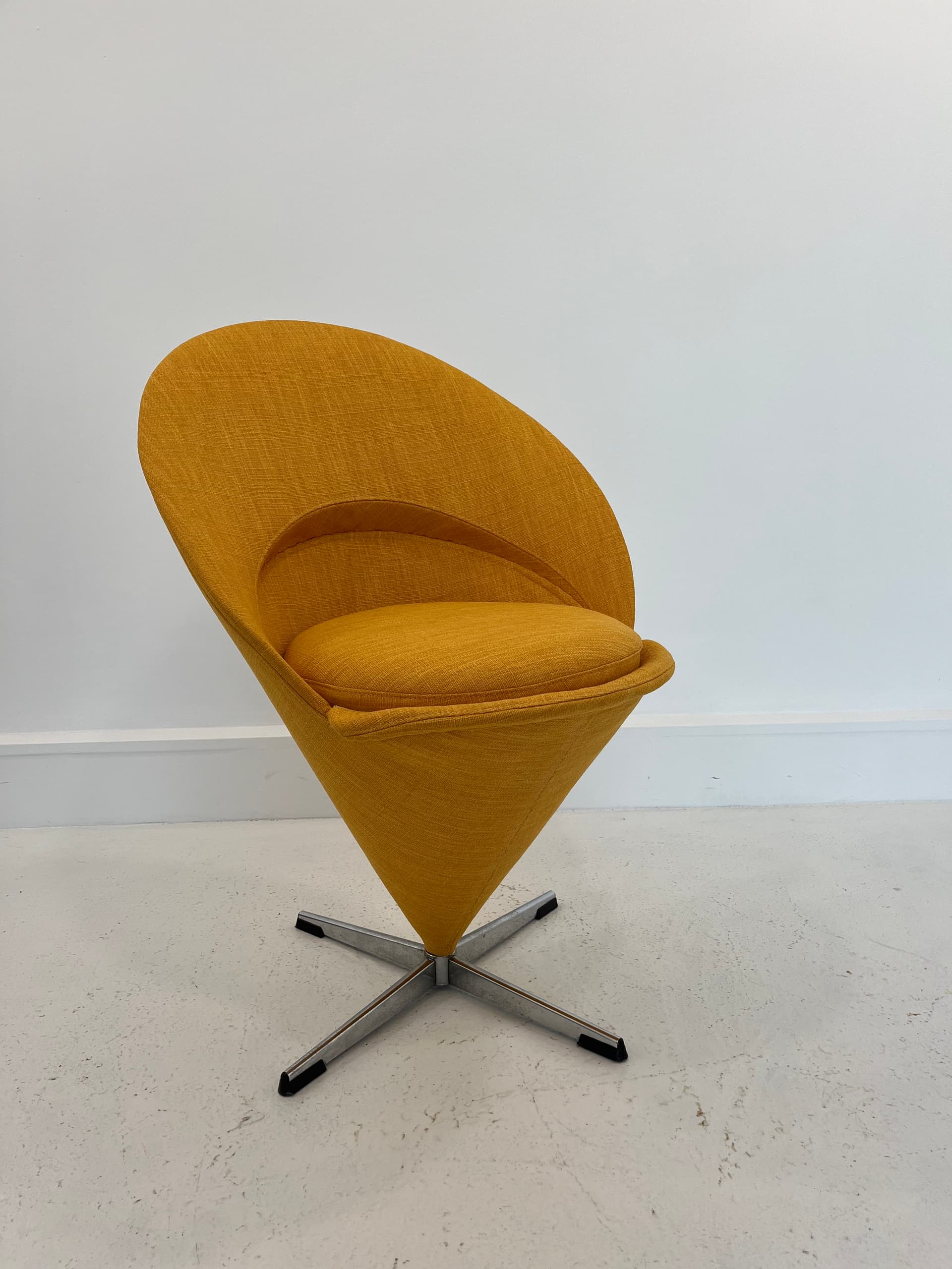 Armchair Cone, yellow, by V. Panton, 1950s - 232032