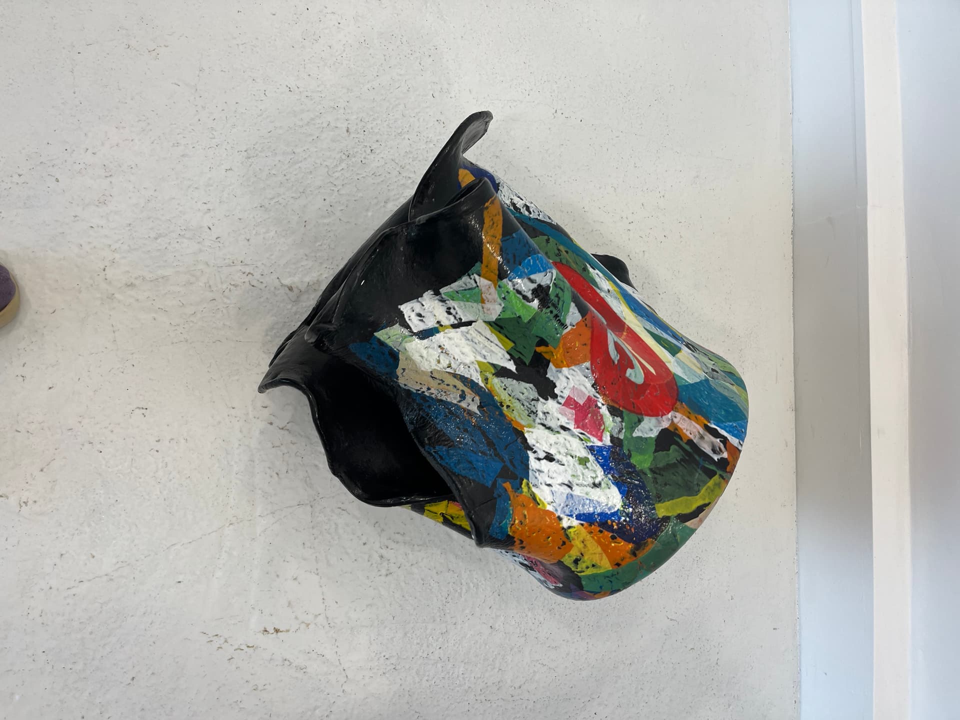 Stool, multicolor, recycled plastic, 1990s - 232042