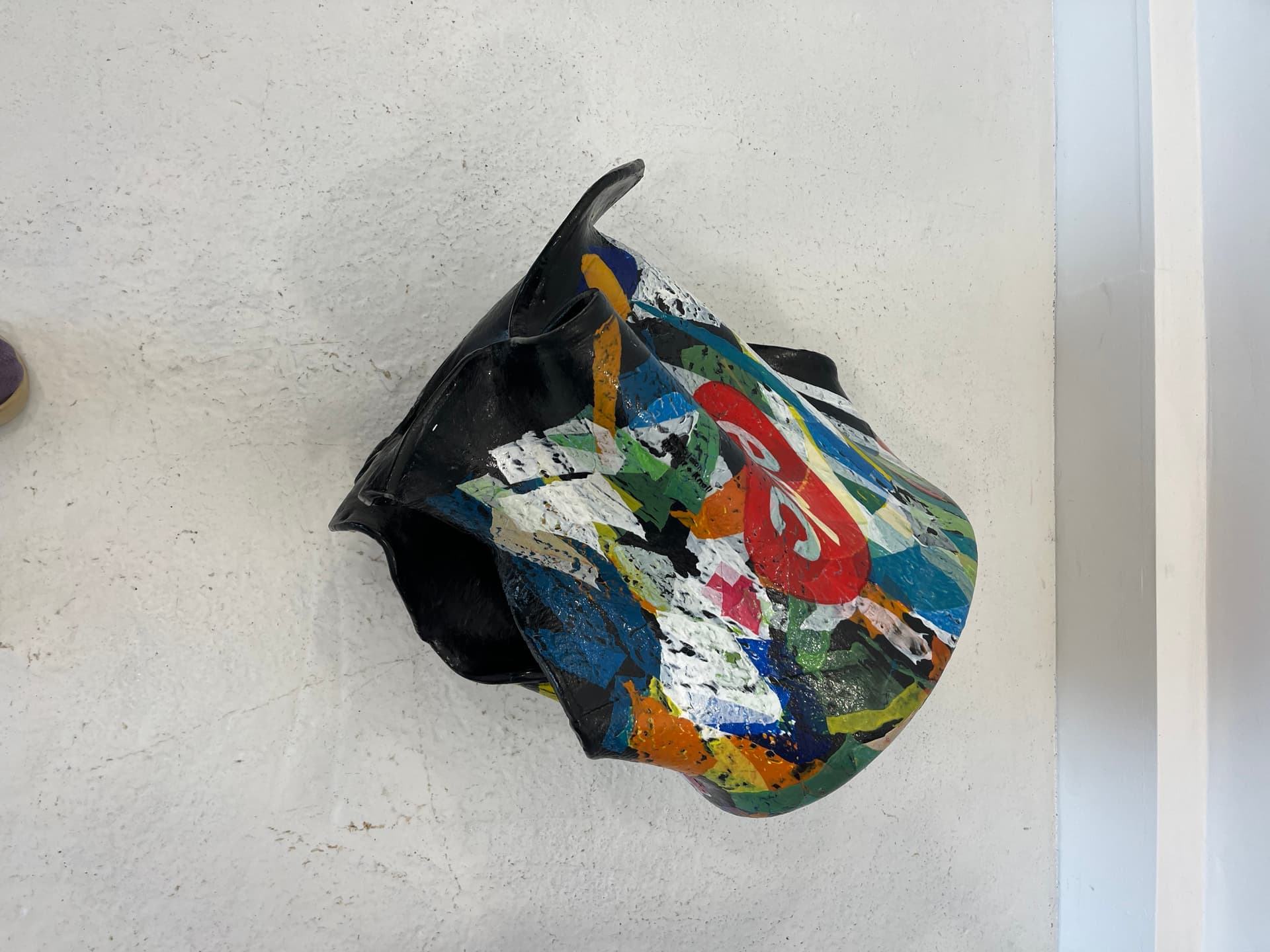 Stool, multicolor, recycled plastic, 1990s - 232043