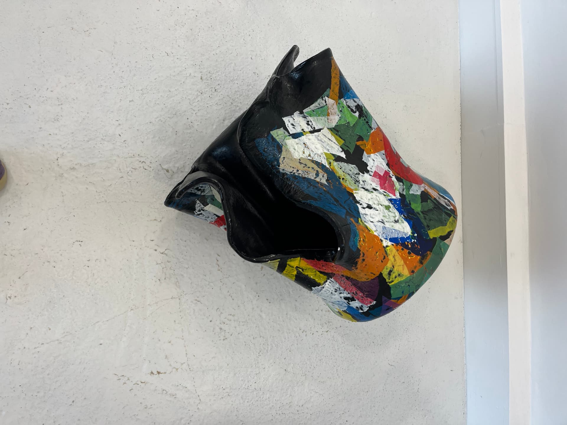 Stool, multicolor, recycled plastic, 1990s - 232041