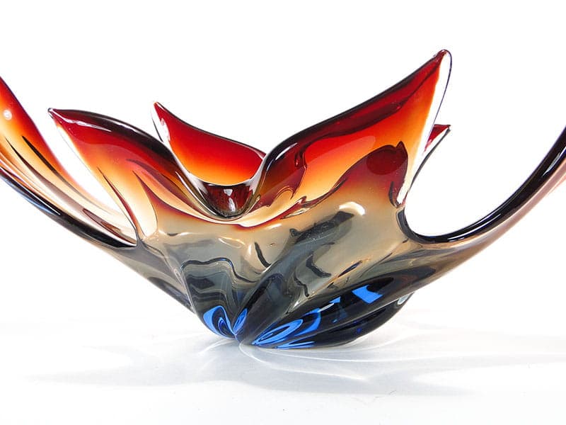 Patera Mandruzatto, multicolor, kryształ, Murano, Włochy, lata 50. - 232070