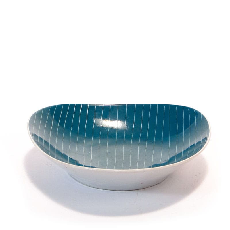 Patera, porcelana niebieska, Wałbrzych, Polska, lata 50. - 232079