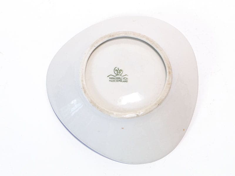 Patera, Pikasy, niebieski, porcelana, Wałbrzych, Polska, lata 50. - 232093