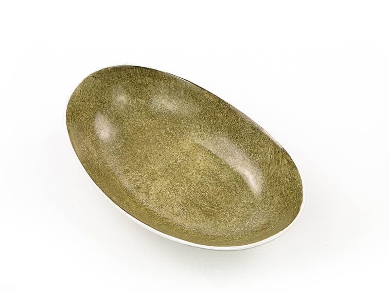 Patera New Look, zielona, porcelana, proj. L. Pokornianka, Polska, lata 60. - 232112