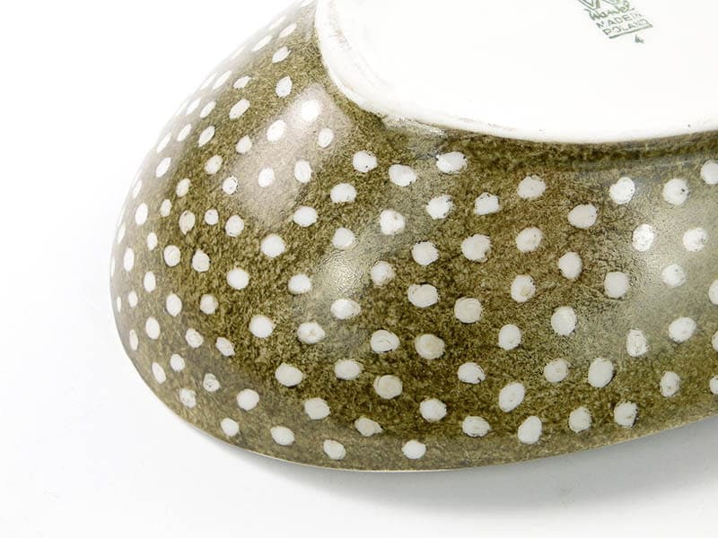 Patera New Look, zielona, porcelana, proj. L. Pokornianka, Polska, lata 60. - 232111