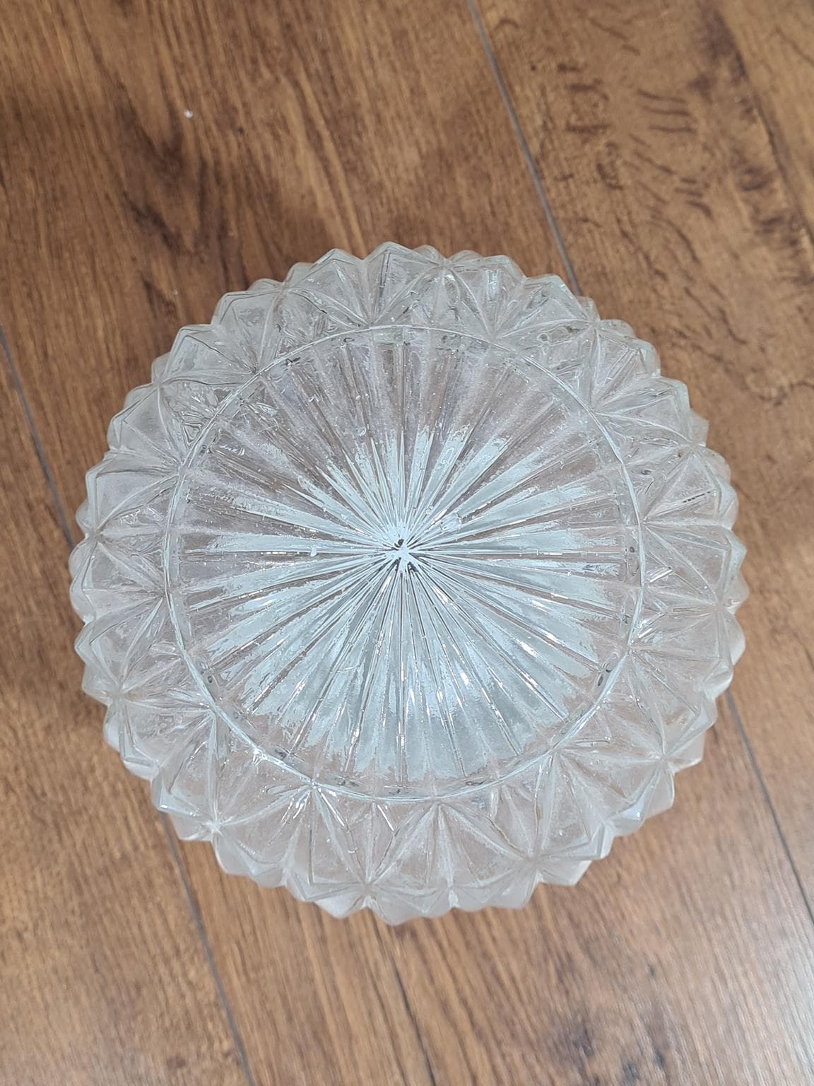 Set of Five Wall Sconces, Transparent Glass, White Ceramic, 1970s - 232125