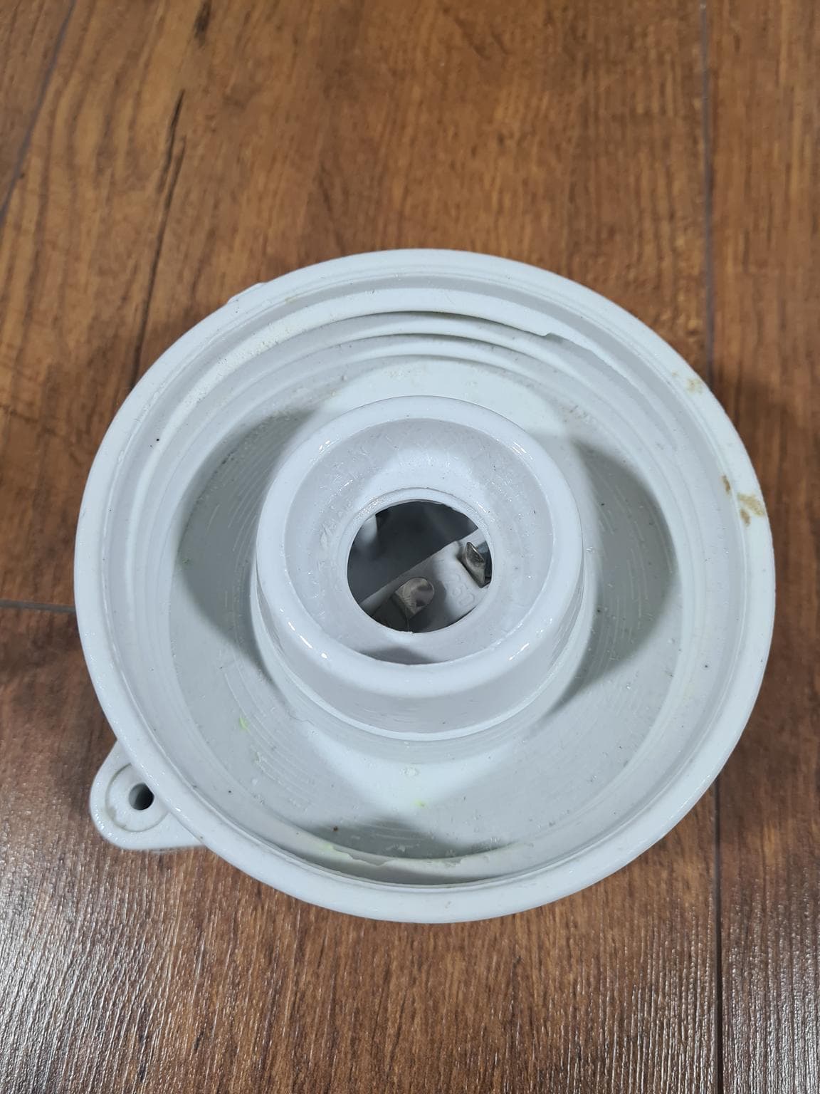 Set of Five Wall Sconces, Transparent Glass, White Ceramic, 1970s - 232126