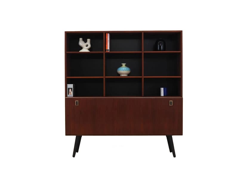 Regał, teak orange, proj. P. Løvig Nielsen, Dania, lata 70.