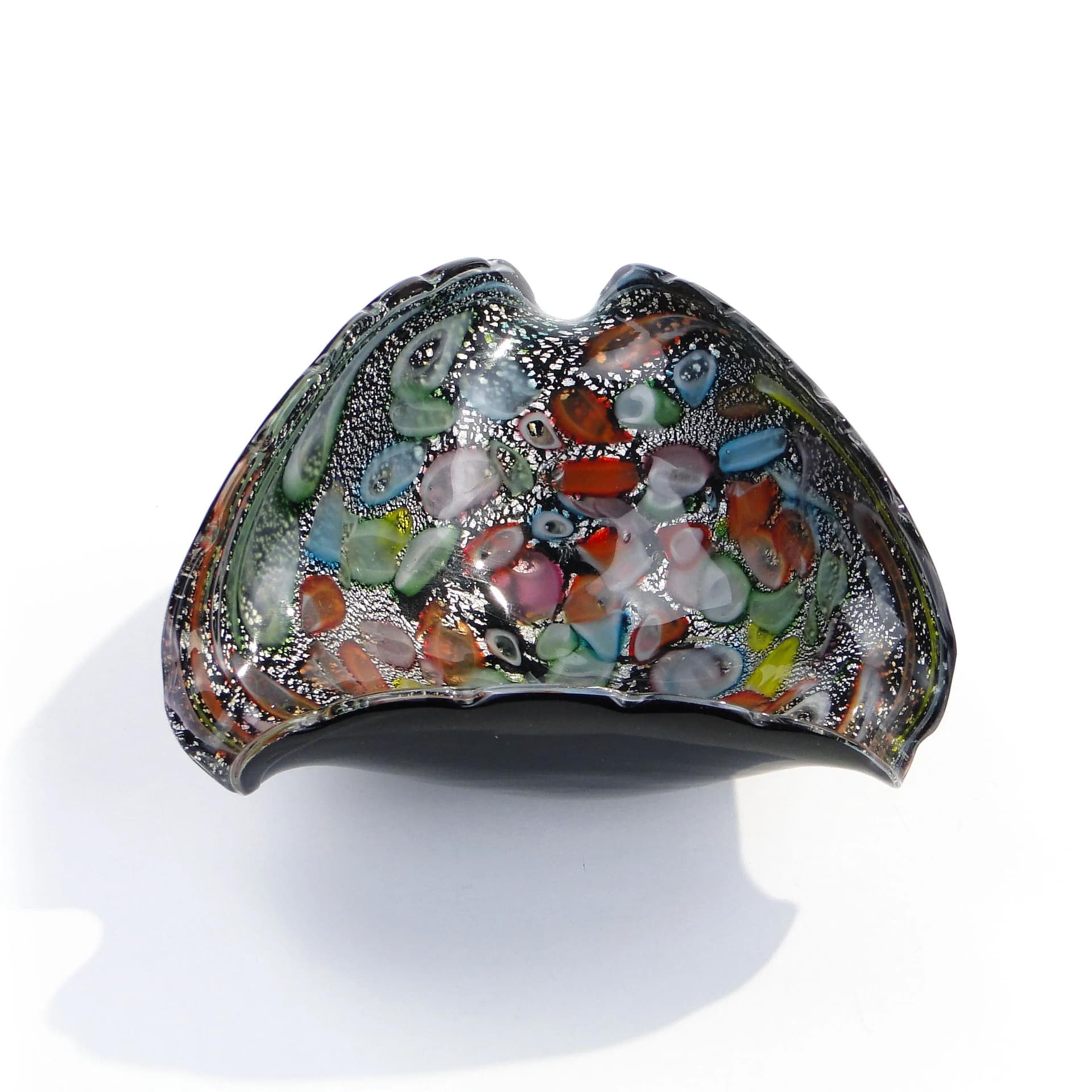 Centerpiece bowl, multicolor glass, by E. Barovier, Barovier & Toso, Italy, 1930s. - 17128