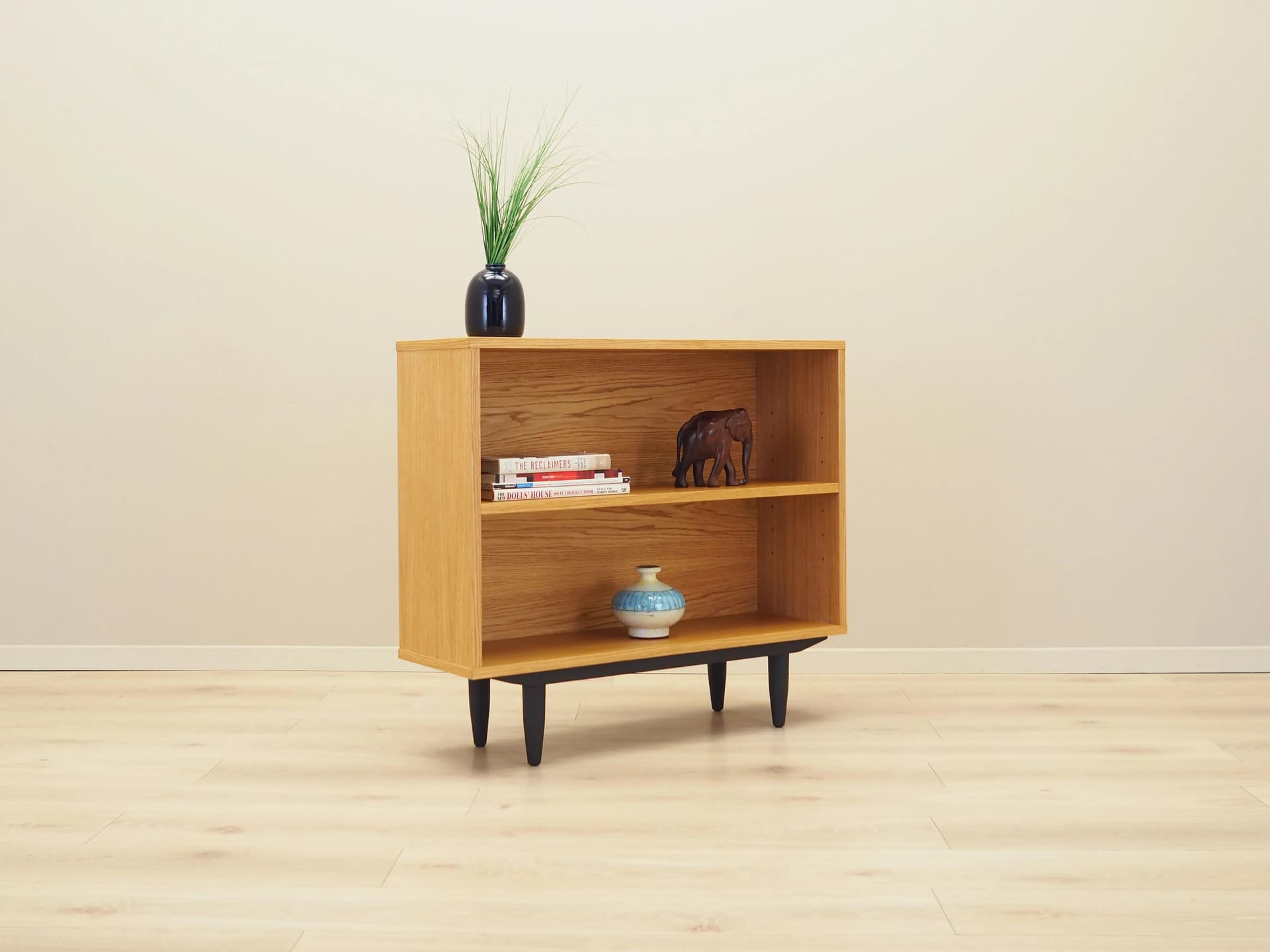 Bookcase, yellow oak, Denmark, 1990s - 17429