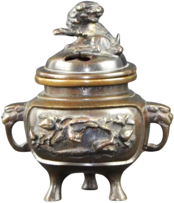 Kadzielnica orientalna, brąz ciemny, Chiny, lata 20.