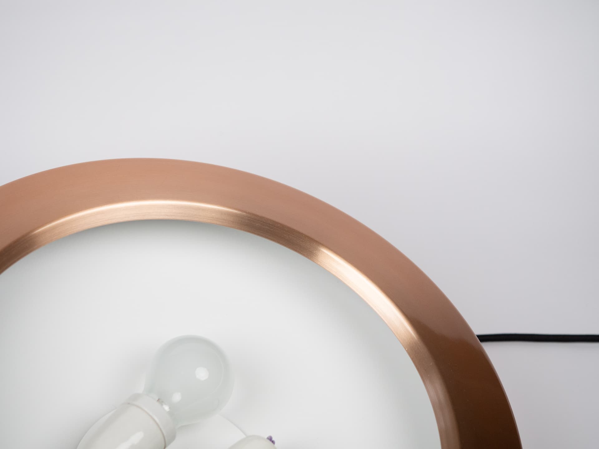 Lampa wisząca Diskos, biały, metal, proj. J. Hammerborg, Fog & Mørup, Dania, lata 60. - 237232