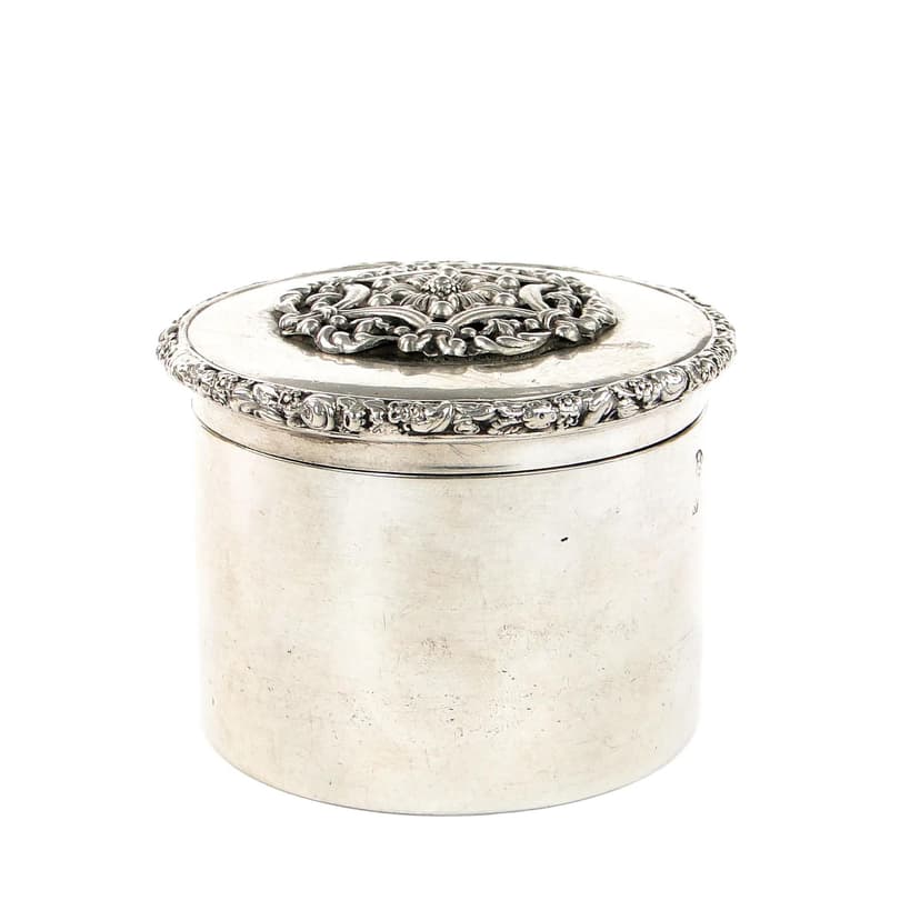 Pojemnik dekoracyjny neoklasyczny, srebro, Austria, XIX wiek