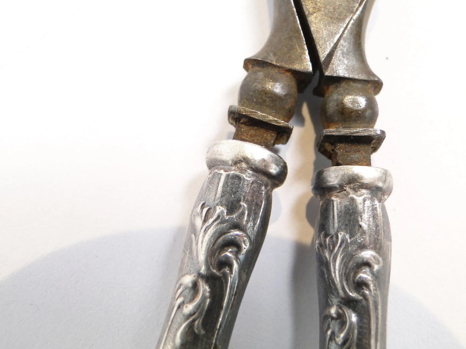 Table Scissors Art Nouveau, silver, steel, France, 19th c. - 17784