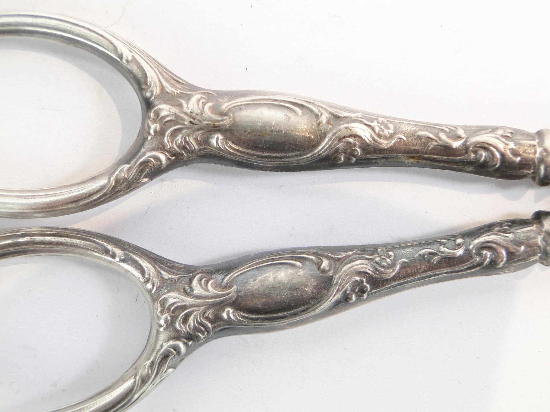 Table Scissors Art Nouveau, silver, steel, France, 19th c. - 17783