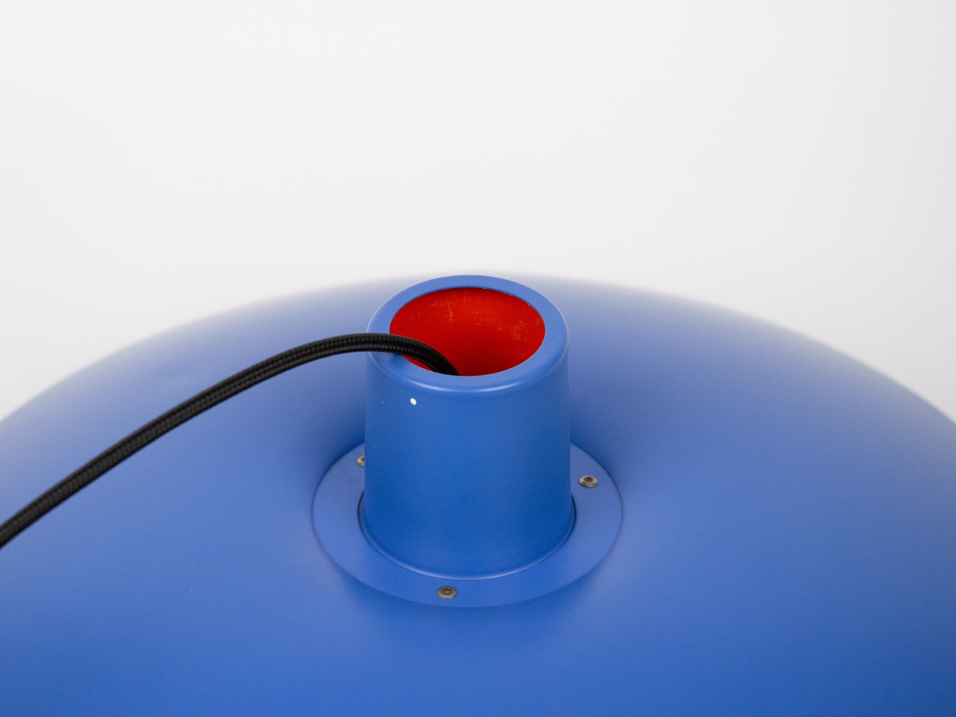 Lampa wisząca PH 4/3, niebieski, metal, proj. P. Henningsen, Louis Poulsen, Dania, lata 70. - 239414