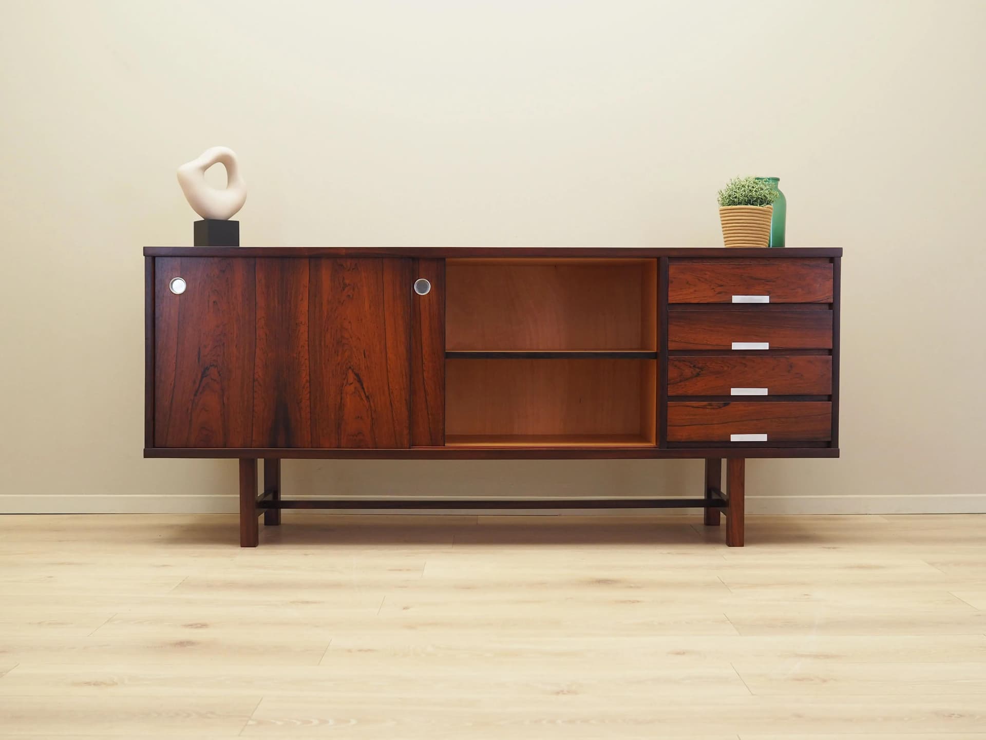 Sideboard, palisander brązowy, Dania, lata 70. - 17291