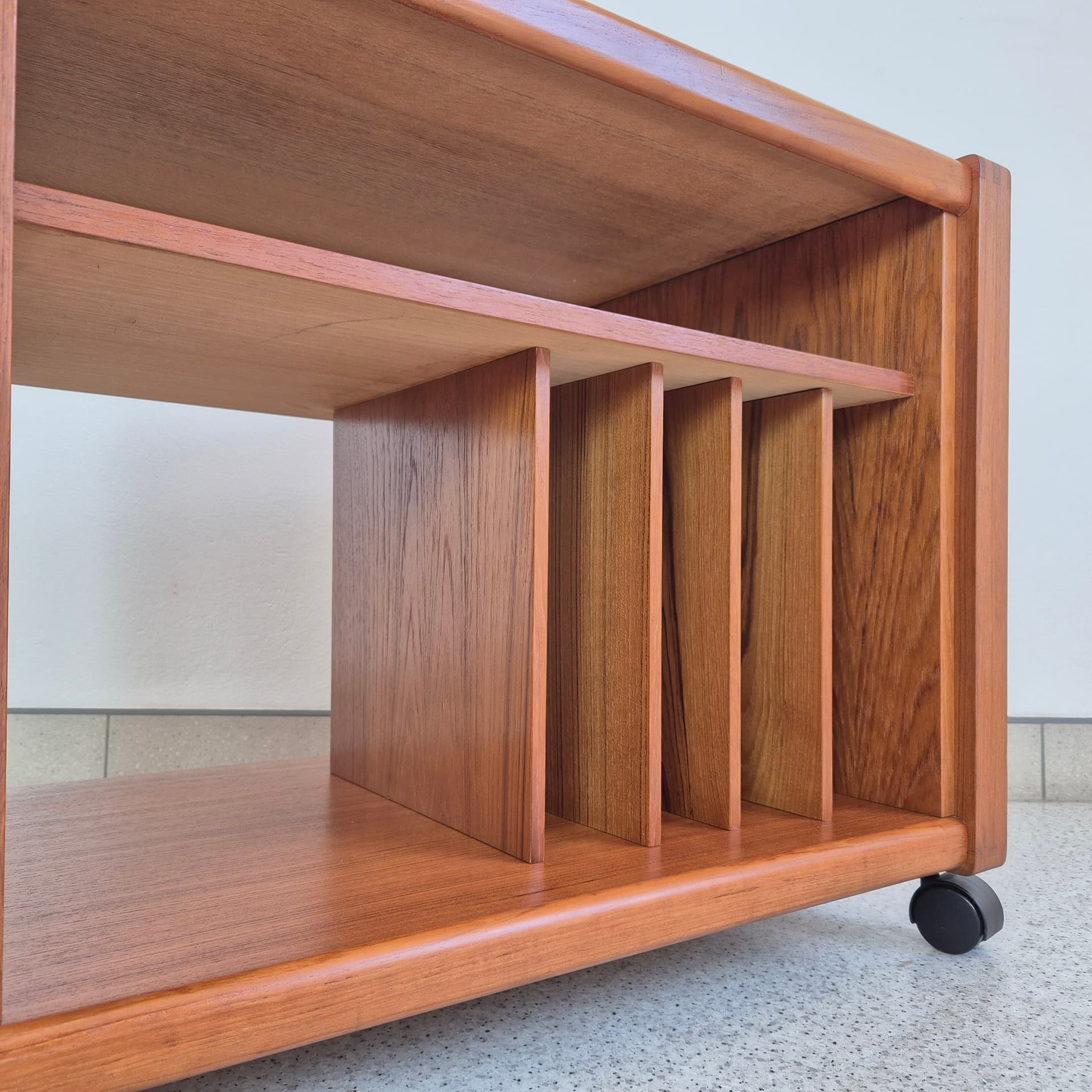 Audio cabinet, brown teak, Denmark, 1960s. - 240081