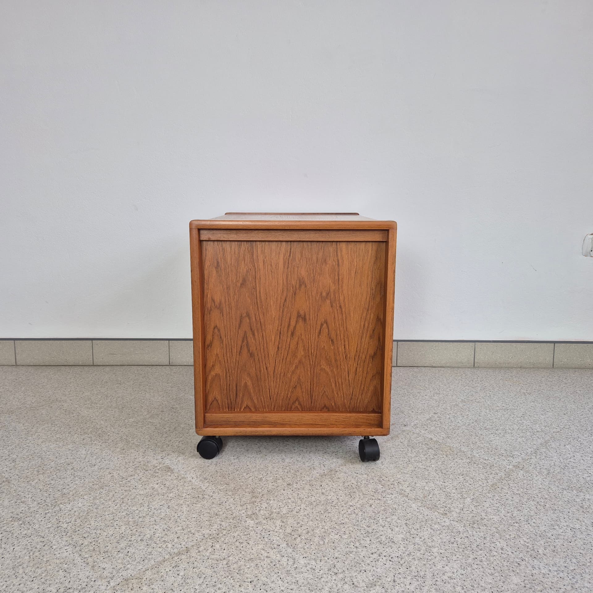 Audio cabinet, brown teak, Denmark, 1960s. - 240073
