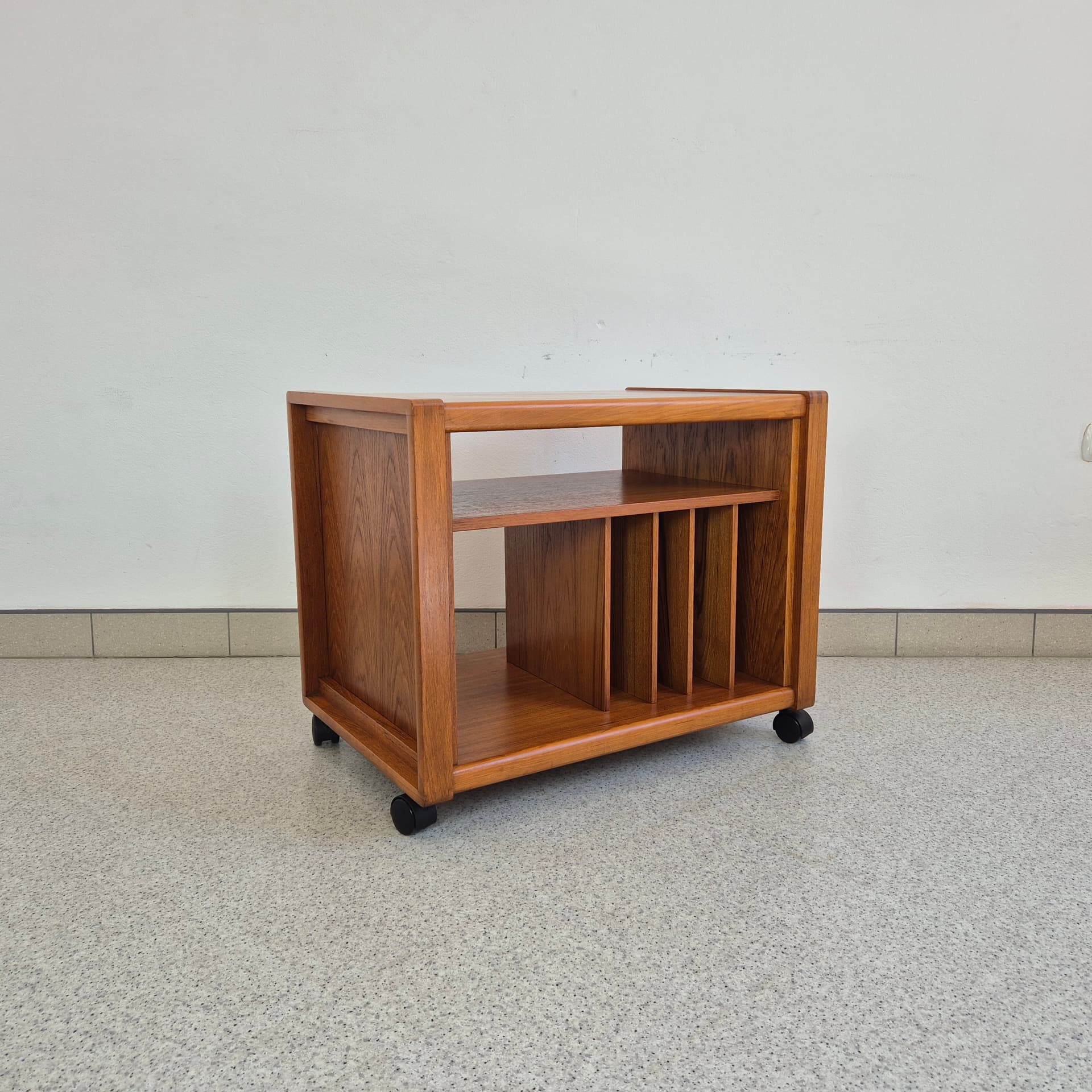 Audio cabinet, brown teak, Denmark, 1960s. - 240079